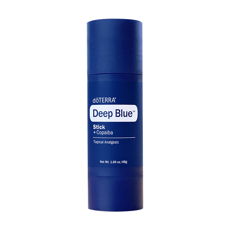 Barra analgésica Deep Blue doTERRA para aliviar dolores musculares y articulares