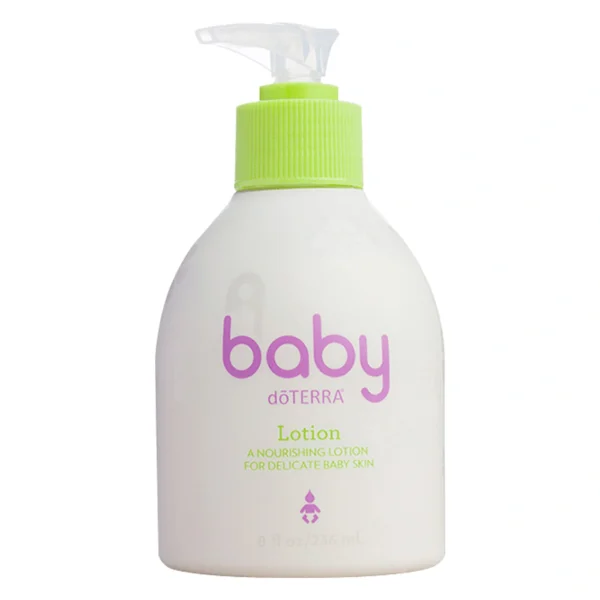 Loción para Bebés doTERRA para hidratar y proteger la piel sensible del bebé