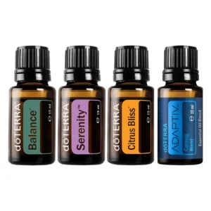 Kit Aceites para los Estados de Ánimo doTERRA con cuatro mezclas esenciales